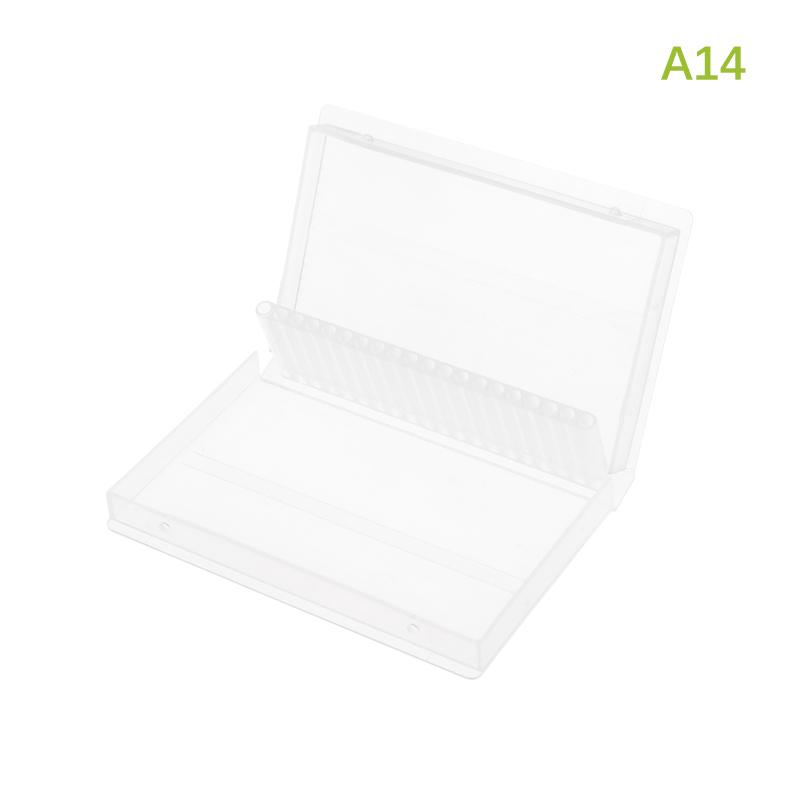 1/5Pcs Nail Art Drill Stand Storage Box - Drill Bit & Milling Cutter Accessories Organizer for Nail Art Tools