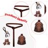 5 Pieces Medieval Belt Bag Skirt Hikes Bottle Faux Leather for Fantasy Events