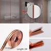 Flexible Door Bottom Seal Strip Wind Noise Reduction Stopper for Home Bathroom Door Gap Bottom Sound Proof Dust Strip Stick