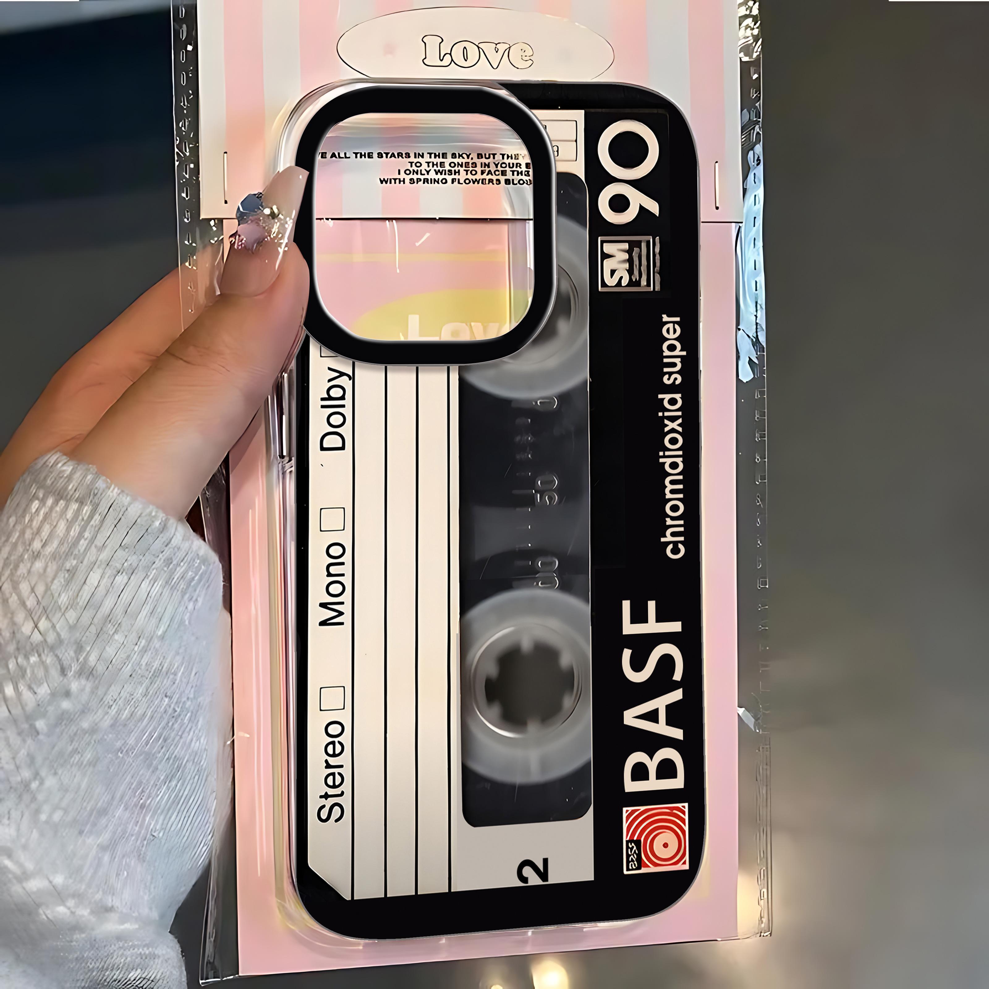 

Unique cassette tape Creative Phone Case For iPhone 17e 17 16 15 14 13 12 11 Mini Pro Max X XR XSMax Air Plus Transparent Cover iPhone 13 ProMax