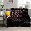 Schwarz und Rosa Mode Decke Flanell Decke für Bett, Sofa, Camping, Wandern, Picknick Zubehör, Geschenk für Familie Fan Geschenke