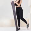 Women Outdoor Wear Spring Summer Thin Gray High Waist Tummy Control Yoga Warm Pants Winter Fleece Lined