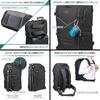 HAKUBA Camera Bag GW-STANDARD Ridge Backpack 27 AZ Black AMZSGWSR-BP27 Lightweight, Large Capacity, Access from Both Sides, Camera Backpack 4977187005