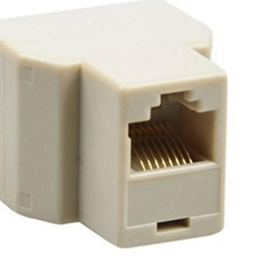 Connettore 1 a 2 vie cablaggio parallelo piccolo adattatore di rete Ethernet