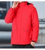 Fashionable and versatile Men's Thickened Warm Winter Jacket - Wrinkle Resistant Lightweight Soft and Cozy Long Sleeve Down Jacket