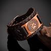 Pu Leather Bracelet European And American Punk Style Bear Animal Shape Bracelet For Men