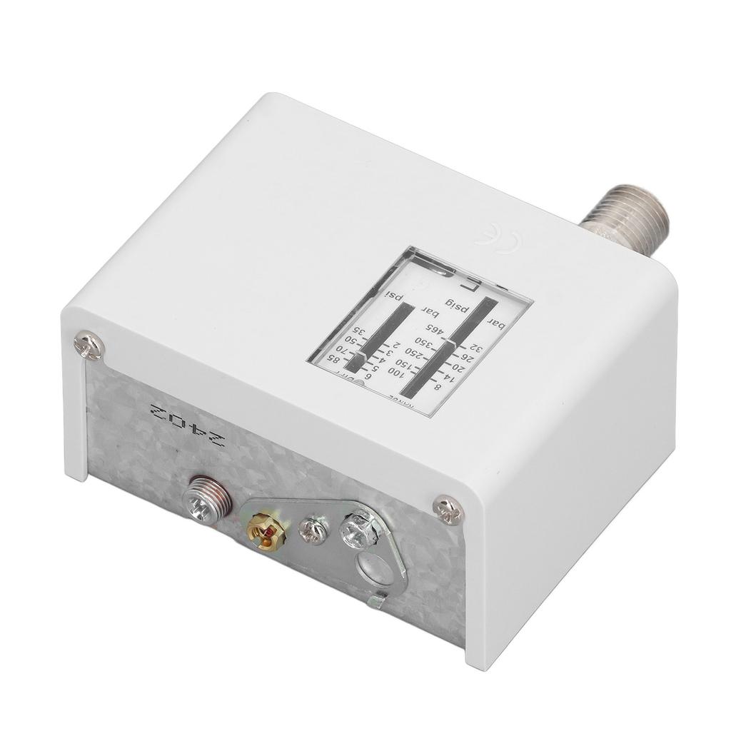 Compressor Pressure Switch SPDT Pneumatic Pressure Gauge Adjustable Differential Pressure Contro