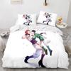Fashion 3d Printing Anime Hunter × Hunter Bedding Set Single Twin Full Queen King Size Bed Set Adult Kid Bedroom Duvet Cover Set