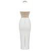Autumn New Hip-hugging Skirt Halterneck Sleeveless Zipper Tight Sexy Bandage High-waisted Skirt Slimming Dress