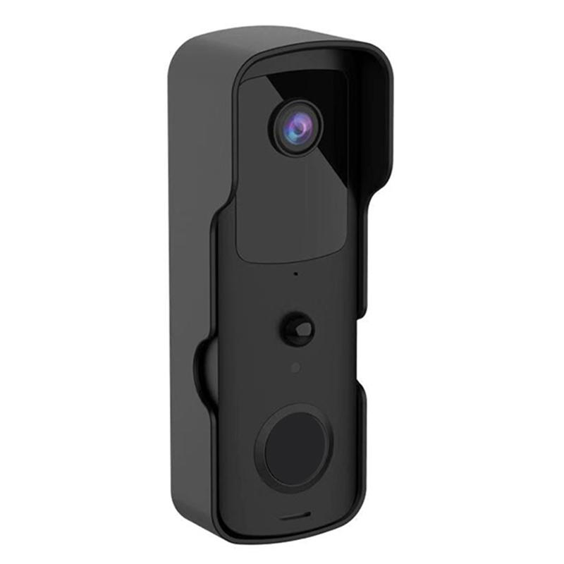

V30S Tuya Wireless Home Video Doorbell Remote Monitoring WiFi Intercom Doorbell Black