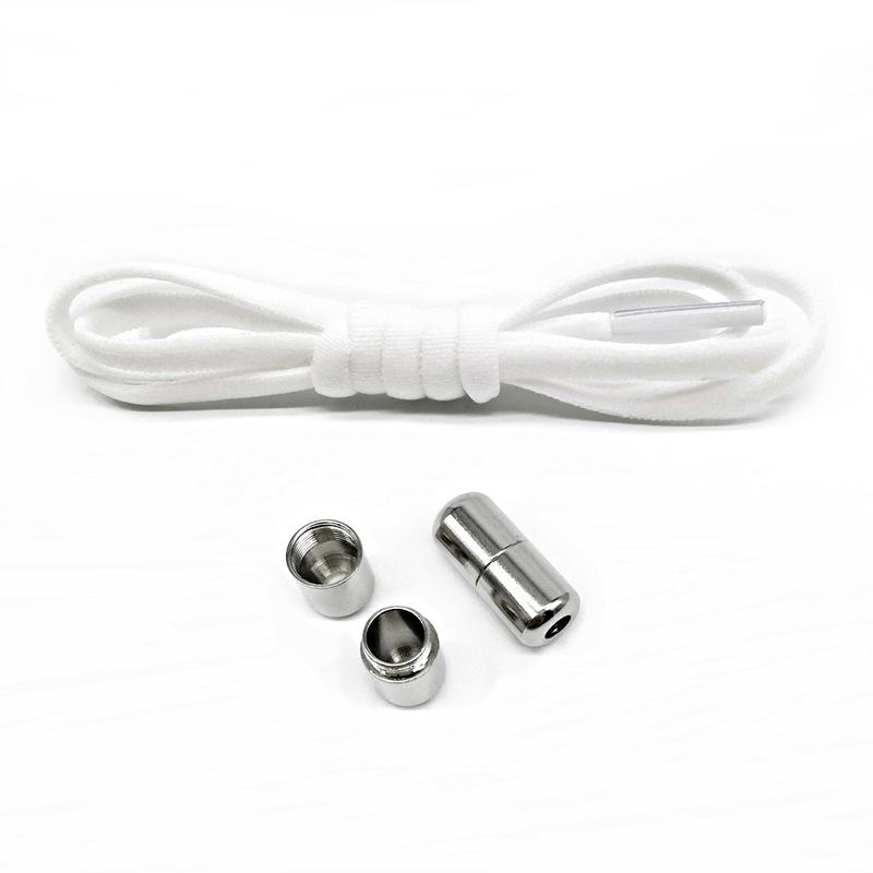 Elastingi be kaklaraiščių batų raišteliai pusapvaliai batų raišteliai vaikams ir suaugusiems sportbačiams Batų raišteliai Greiti tingūs metaliniai raišteliai Batų virvelės