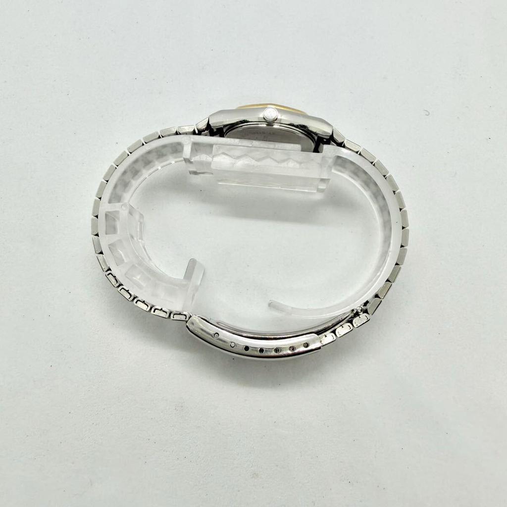 Used SEIKO Seiko Ladies Watch, Combination Color, Date, Octagon, Quartz, Working Condition