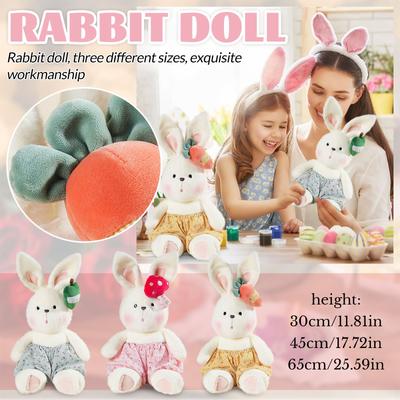 Easter Bunny Doll Desktop Decoration Accessory, Giving Easter Gifts To Family And Friends