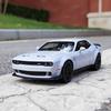 1/32 DODGE Challenger Hellcat Redeye Supercar Die Casting Model Car Sound and Light Hobby Collectibles Classic Decorative Gifts
