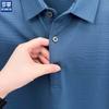 ROMON Men's Combed Cotton Silk Blend Jacquard Polo Shirt