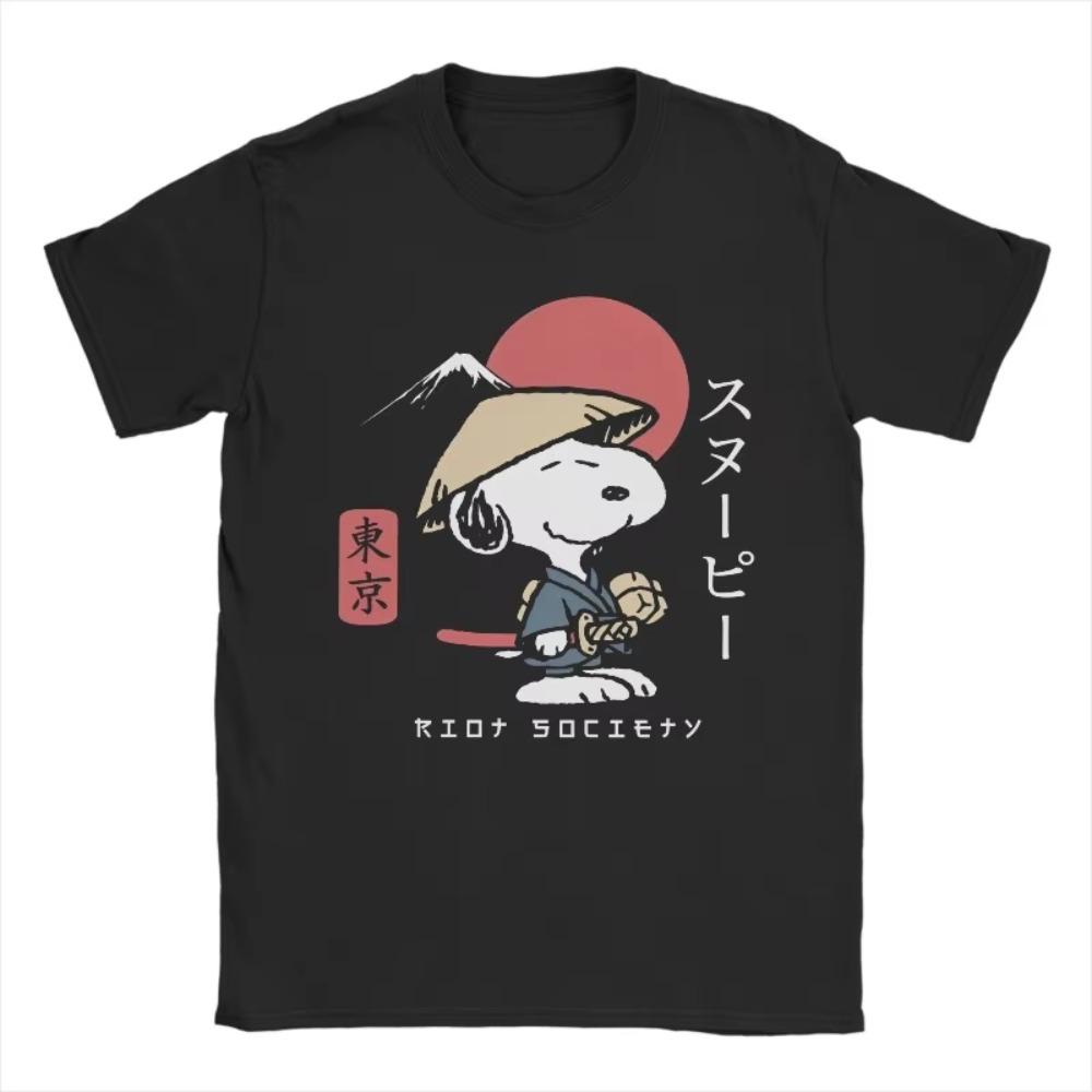 Unisexs Womens Cartoon Snoopy Peanuts TShirt Cotton Printed TShirt Top Casual Fashion Unisex Womens Y2K Harajuku TShirt