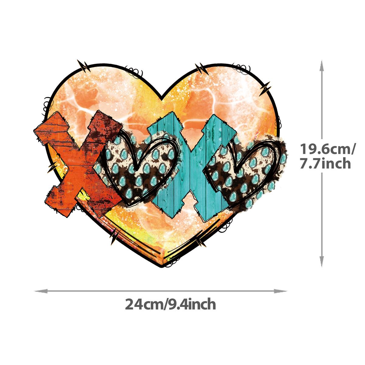 

Новые нашивки на одежду С Днем святого Валентина Термопереводная наклейка Сердце XOXO Термоперевод для декоративных подушек, курток, сумок