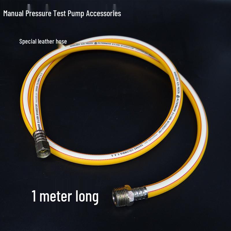 Manual High-Pressure Water Pipe Test Pump with Leather Hose Model 1