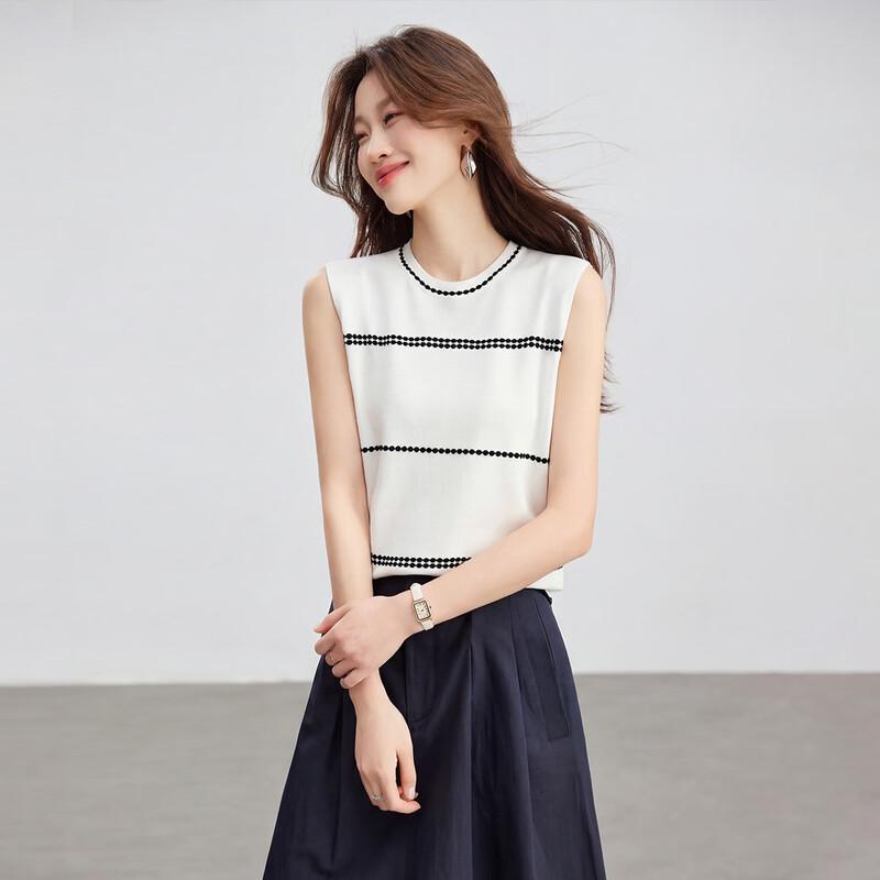 Srcr Women s Silk Blend Knitted Vest Top