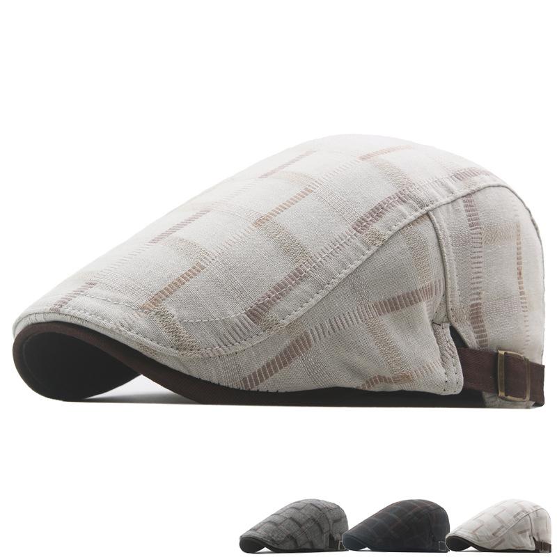 Classic Retro Beret Hat for Men Breathable Newsboy Caps Gorro Hombre Boina Gatsby Painters Hats Flat Caps Driver Ivy Hat