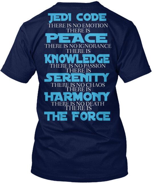 Футболка Ltd Jedi Code Сделано в США Размеры от S до 5XL Унисекс XXXXL