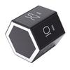 Rotating Timer 60 Minutes Preset Magnetic Hexagon Desk Flip Productivity Timer for Kitchen Cooking Studying