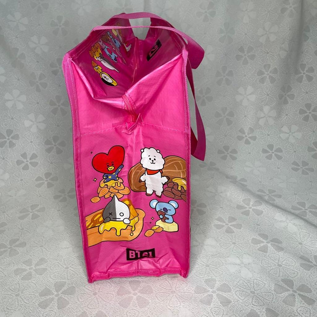[USED] BT21 Large Pink Bag, Korea Limited Edition, BTS Bangtan Large