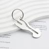 Anti-loss Trolley Token Keychain Zinc Zinc Alloy Removable Release Keyring Shopping Cart Token  Retail Stores