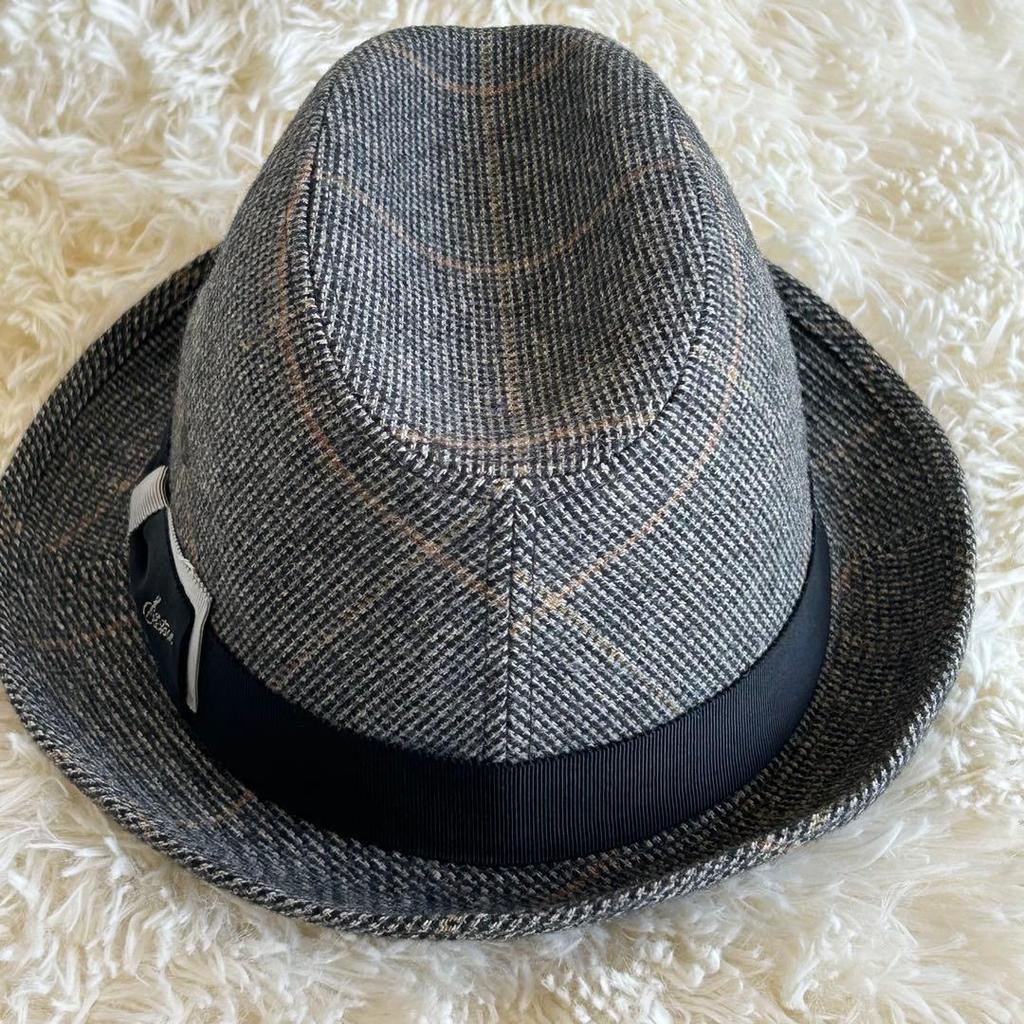 Used Rare Size ROYAL STETSON Stetson Folded Hat 55cm