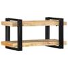 VidaXL Wall Shelf 70x33x35 Cm Solid Raw Mango Wood, Floating Shelf, Wall Display Shelf, CD Shelf, 4017482