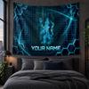Personalized Tapestry Wall Hanging Chelsea FC Pattern Art Background Cloth