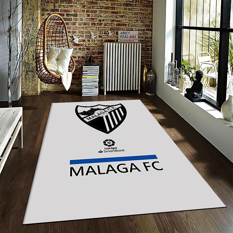 Malaga FC Carpet Design suitable as a non-slip mat for the living room or bedroom sofa