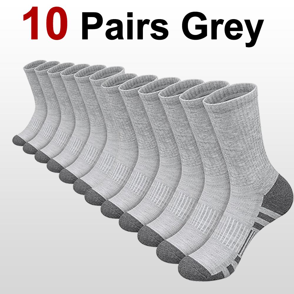 

10/20/30 Pairs Men Outdoor Sports Socks Anti Odor Sweat Absorbing Breathable Comfortable Basketball Cycling Running Casual Socks One Size