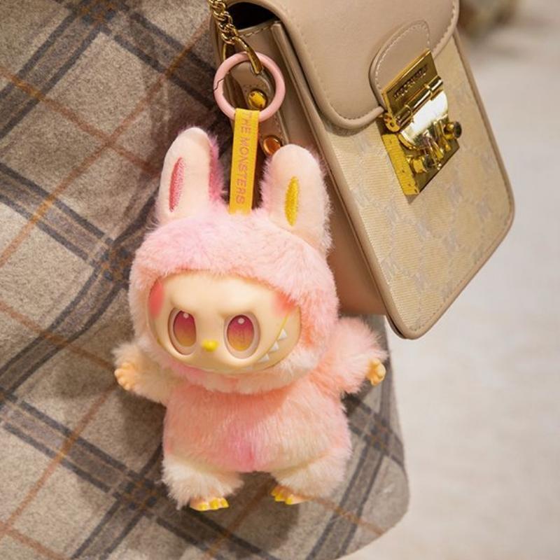 New Labubu Plushies V3 The Monsters Big Into Energy Series Vinyl Plush Toy Bag Pendant Kawaii Figure Face Doll Keychain Birthday Gift