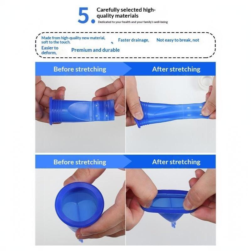 Floor Drain Anti Odor Smell Sinks Sewer Pipe Silicone Stopper Waste Hair Clogging Water Filter Bathroom Kitchen Toilet Strainers