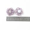 Testa di Fiori Artificiali con Perla Tessuto Chiffon Fermaglio Corsage Abito da Sposa Abbigliamento Accessori per la Creazione Fiori di Seta