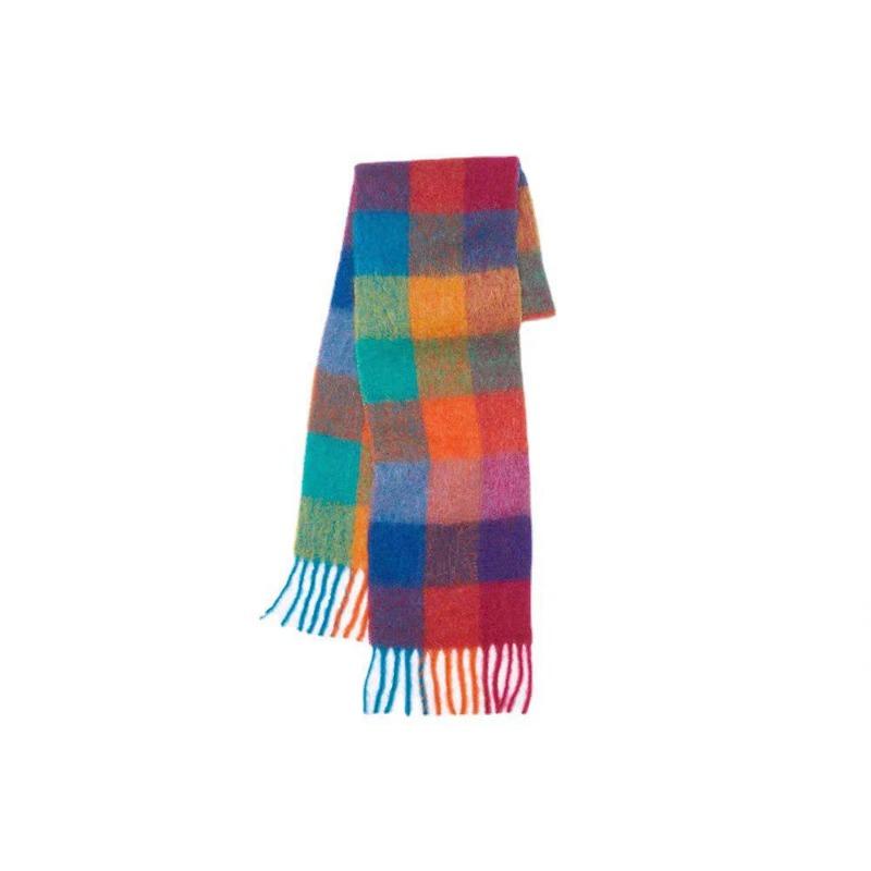 Christmas new series scarf new fashion warm knitted scarf autumn and winter student couple gift shawl