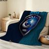 1PC Al Hilal Sfc Patterned Flannel Blanket Suitable For All Seasons For Home Decor Warmth And Comfort Gifts Holiday Present