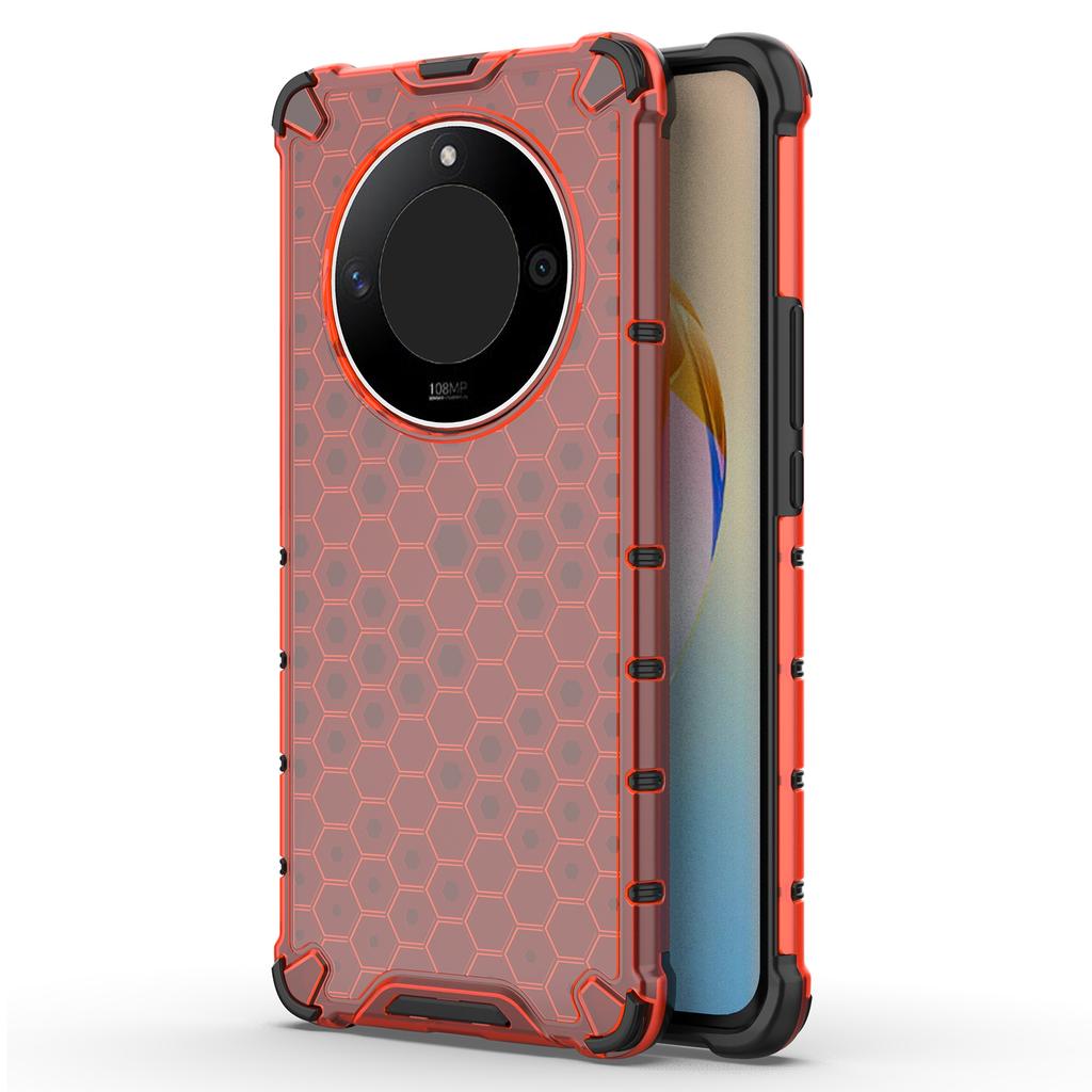 For Honor X50 5G/X9b 5G/Magic6 Lite 5G Case PC+TPU Anti-scratch Phone Shell with Honeycomb Design