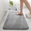 Badezimmermatte Bad Rutschfeste Teppiche Im Waschbecken Badewanne Seitenboden Teppich Duschraum Fußmatte Memory Foam 3D Pad