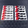 3D ABS RS3 RS4 RS5 RS6 RS7 RS8 Emblem Car Body Rear Trunk Decoration Stickers Accessories For  kcpn5 A4 A6 C7 8V B6 B7 Q7 B8 A3 8P