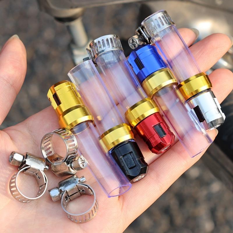 Universal Motorcycle Air Filter Drain Plug Alloy Head Plug for CLICK CNC Air Filter Drain Pipe Breather Pipe
