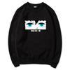 Anime Demon Slayer Kimetsu No Yaiba Hoodies Inverno Tokito Eyes Unisex Crew Neck Hoodie Primavera/Outono Moletom Harajuku Sudaderas