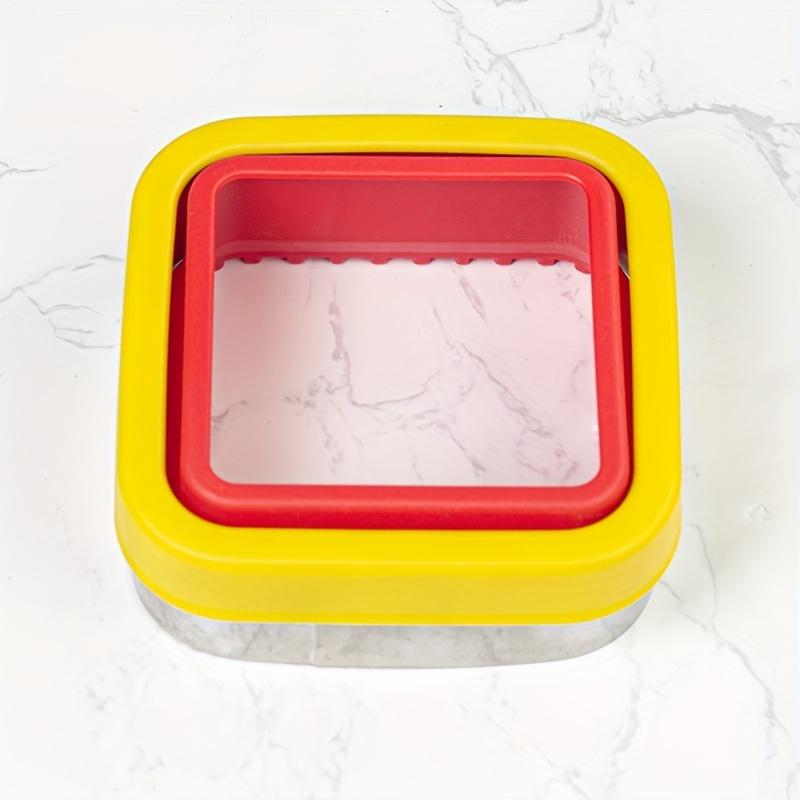 Stainless Steel Sandwich Cutting Mold with Hand Guard Multi-purpose Toast Fruit Cutter Mould for Lunch Box Decor Baking Tools