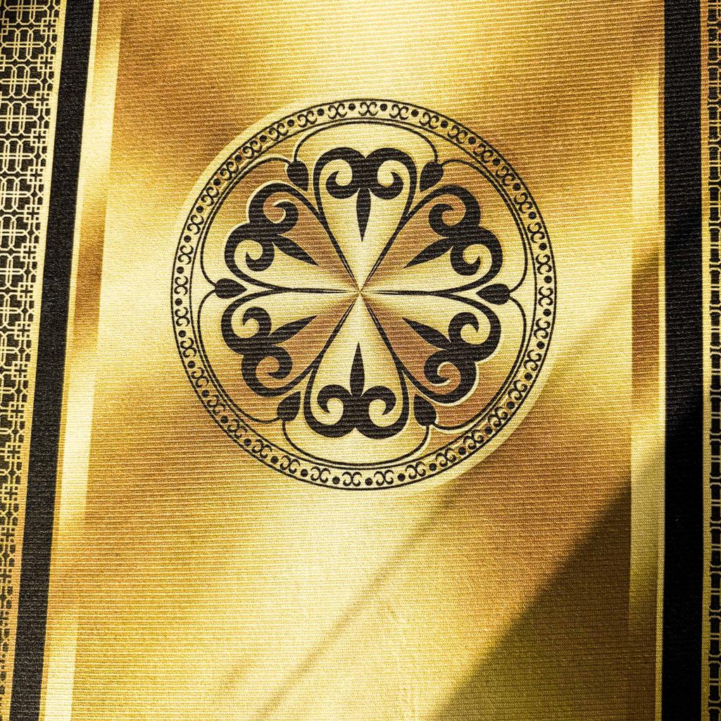 Golden Long Corridor Carpet Luxury European Decoration Hallway Rug Non-slip Easy Cleaning Floor Mat Stairway Runners Carpets