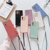 Plating Fashion Crossbody Lanyard Strap Necklace Soft Silicone Phone Case For OnePlus ACE 10Pro 9RT 9 8 8T Shockproof Back Cover