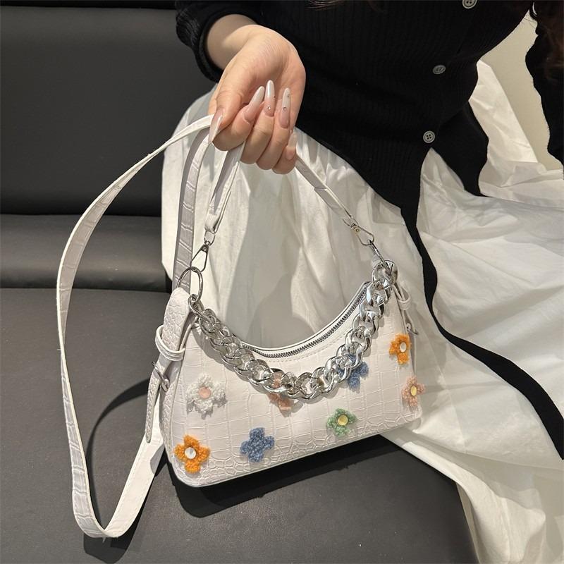 Popular Small Bag Women's Summer New Trendy Versatile Oblique Span Bag Girl Shoulder Bag Underarm Bag