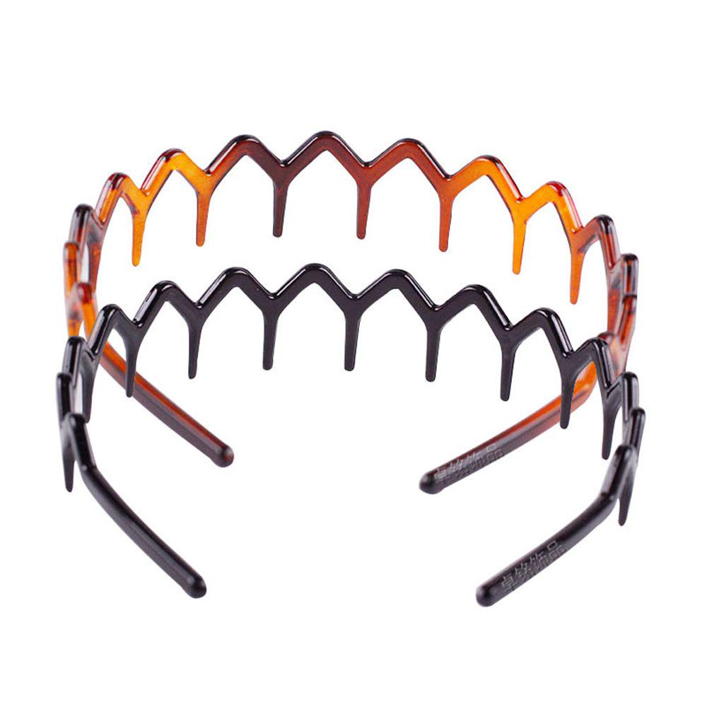 New Headband Hair Comb Zigzag Band Notched Headband Woman Man Girl Christmas Birthday Gift Rescue Broken DIY Hair Accessories