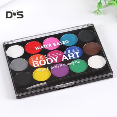 Künstlerwaschbares Gesichts-Körper-Aquarellfarben-Festpigment-Make-up-Werkzeug
