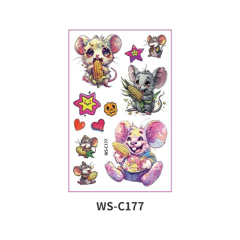Cross Border Children's Cartoon Tattoo Stickers Space Dinosaur Boy Girl Cute Temporary Waterproof